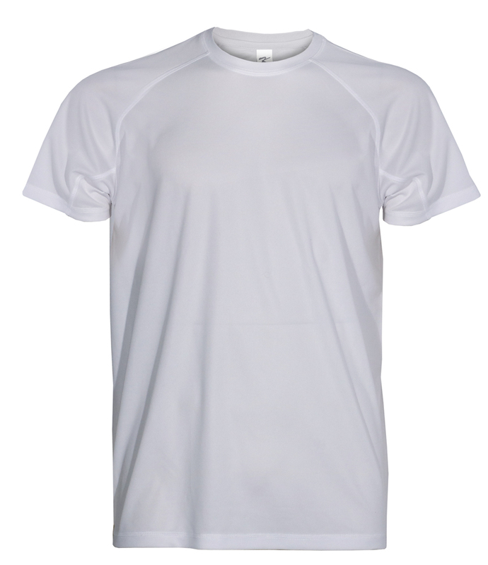 Μπλουζάκι πικέ dry fit WHITE